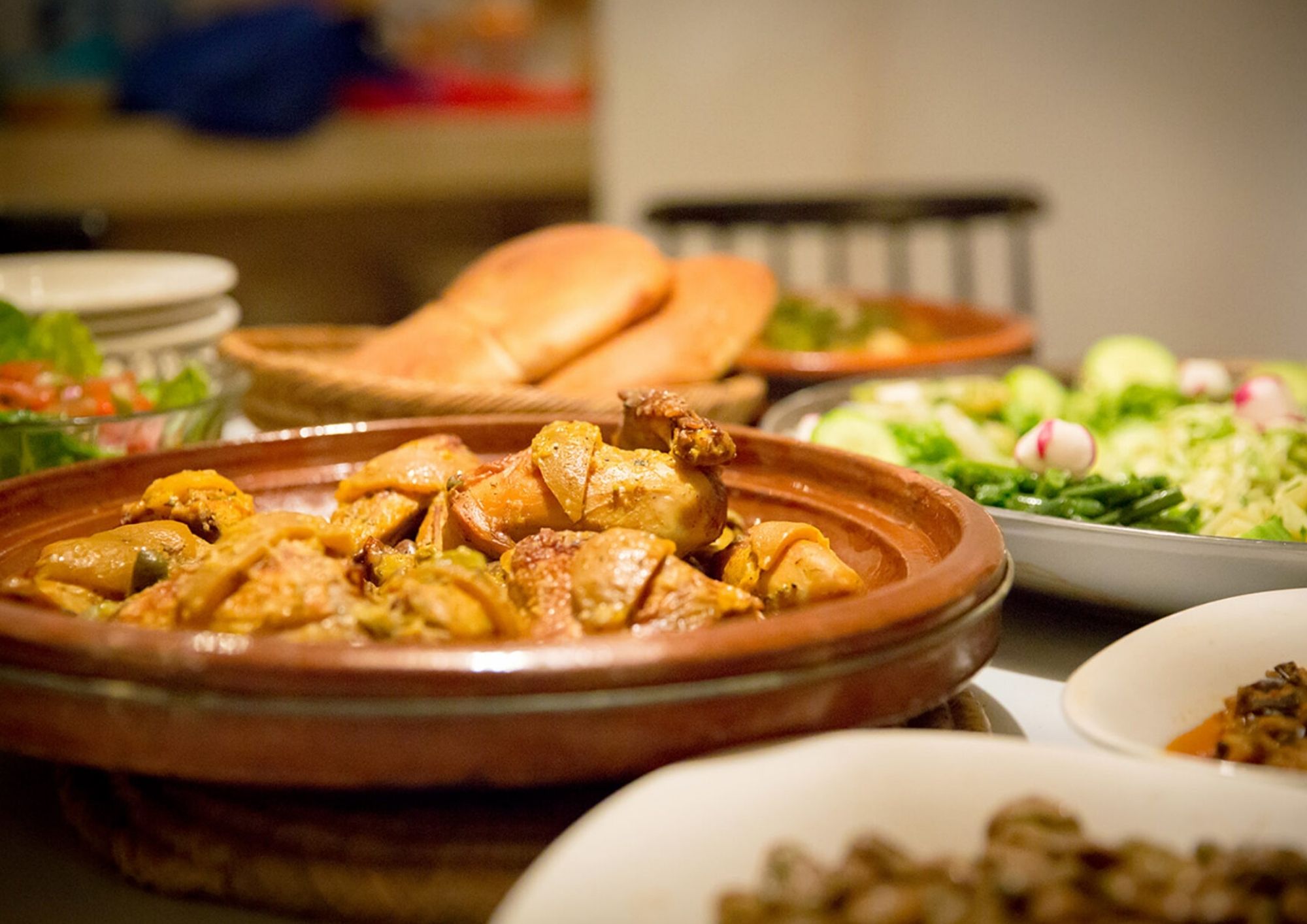Moroccan Cooking Class — half-day experience · current price confirmed on enquiry · hands-on Moroccan cooking, traditional ingredients and recipes · suitable for adults and families